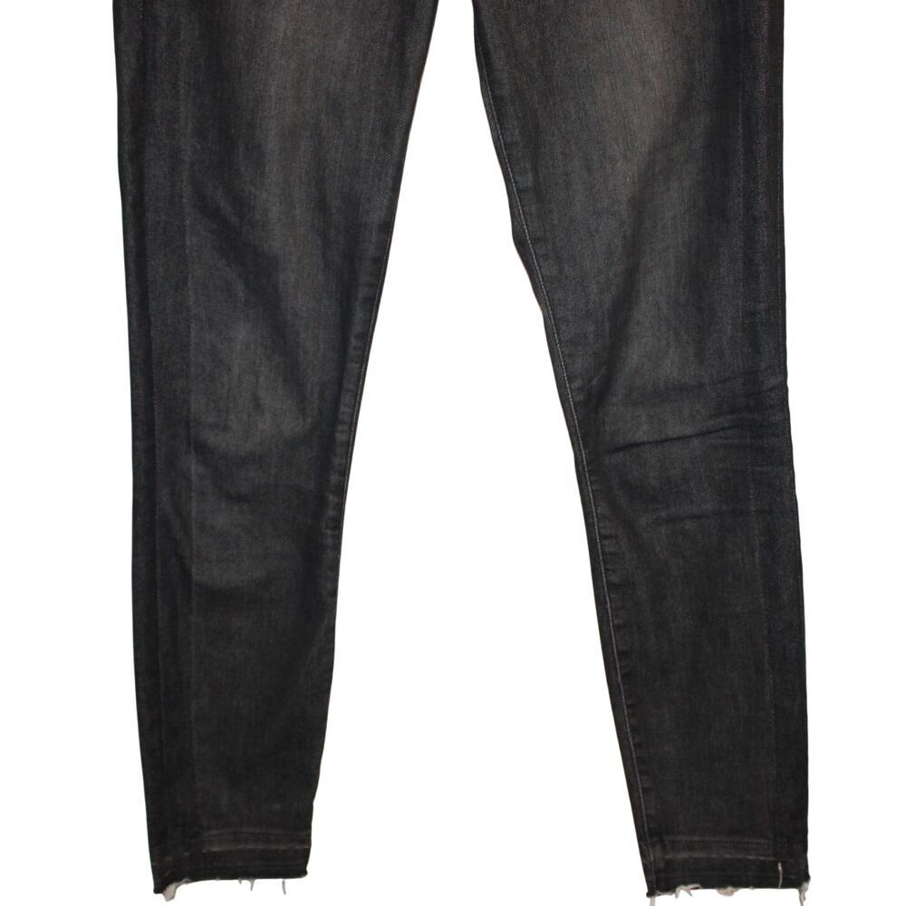 Abercrombie & Fitch Women’s High Rise Super Skinny Ankle Jeans Black 27/4 - Picture 4 of 7